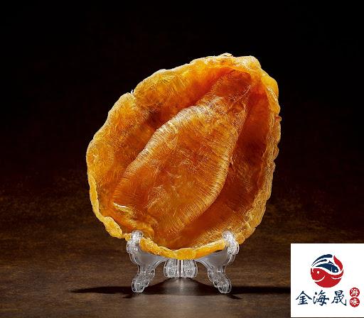 廿年陳年老花膠 深琥珀膠身厚實法令紋清晰 金海晟回收實拍